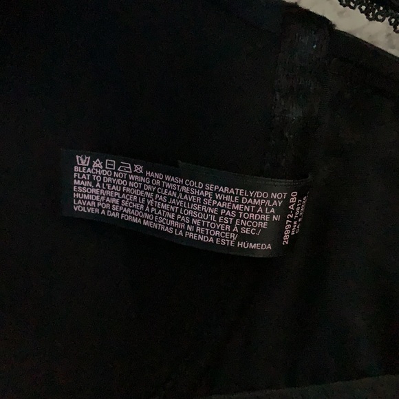 Body by Victoria’s Secret Racerback Demi Black with White Polka Dots Size 36C - Picture 5 of 6